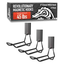Ganchos Magnéticos GATOR MAGNETICS MEGA 6" 45 lb - Kit com 3 Ganchos Magnéticos GATOR MAGNETICS MEGA 6" 45 lb - Kit com 3