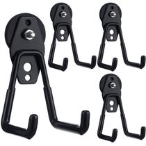 Ganchos magnéticos Landhoow Large Heavy Duty Garage, 4 peças, pretos Ganchos magnéticos Landhoow Large Heavy Duty Garage, 4 peças, pretos
