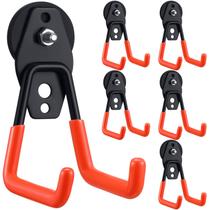 Ganchos magnéticos Landhoow Large Heavy Duty Garage, 6 peças, laranja Ganchos magnéticos Landhoow Large Heavy Duty Garage, 6 peças, laranja