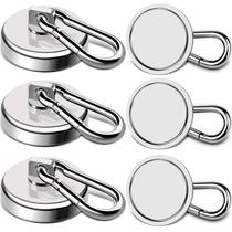 Ganchos magnéticos LOVIMAG Heavy Duty 68 kg, pacote com 6 mosquetões