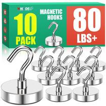 Ganchos magnéticos MIKEDE 36 kg Heavy Duty Earth Magnets 10 unidades