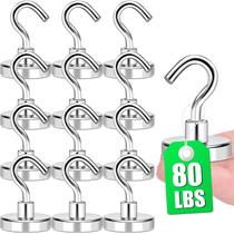 Ganchos magnéticos MIKEDE Heavy Duty 80 libras, pacote com 12 unidades para cruzeiro