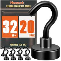 Ganchos Magnéticos Neosmuk 32 lb Alta Resistência 1,7 cm Preto Ganchos Magnéticos Neosmuk 32 lb Alta Resistência 1,7 cm Preto