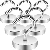 Ganchos Magnéticos Neosmuk Reforçados 36 kg Prata Ganchos Magnéticos Neosmuk Reforçados 36 kg Prata