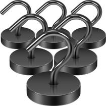 Ganchos Magnéticos Neosmuk Resistentes 80 lb+ Fortes Pretos Ganchos Magnéticos Neosmuk Resistentes 80 lb+ Fortes Pretos