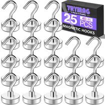 Ganchos magnéticos TRYMAG 40Lbs+Neodímio Heavy Duty, pacote com 25