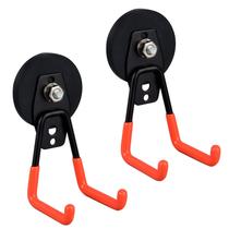 Ganchos magnéticos ULIBERMAGNET Heavy Duty Large Garage, pacote com 2 Ganchos magnéticos ULIBERMAGNET Heavy Duty Large Garage, pacote com 2