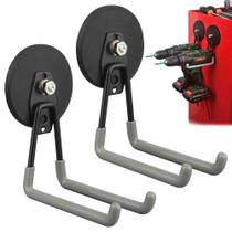 Ganchos magnéticos ULIBERMAGNET Heavy Duty, pacote com 2, prata Ganchos magnéticos ULIBERMAGNET Heavy Duty, pacote com 2, prata