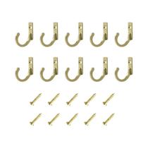 Ganchos Mini Antigos De Liga Com Parafusos 20/10PCS Ganchos De Parede Para Chaves E Armazenamento De