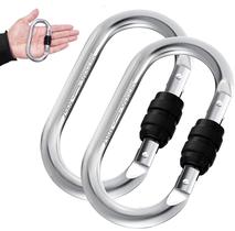 Ganchos Mosquetón EZYA de Alta Resistencia 25KN/2.5kN - 11cm Acero 2PCS