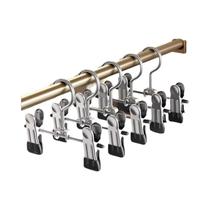 Ganchos Multifuncionais De Aço Inoxidável Para Cabides E Guarda-Roupas Armazenamento De Calças