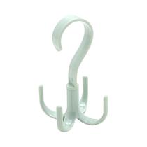 Ganchos Multifuncionais Giratórios De Quatro Garras, 3 Peças, Casaco, Cachecol, Bolsa, Guarda-roupa,