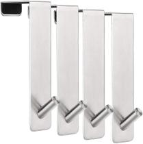 Ganchos Over The Door ARTOYS (pacote com 4) em aço inoxidável 304 Ganchos Over The Door ARTOYS (pacote com 4) em aço inoxidável 304