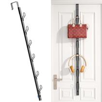 Ganchos Over The Door TOMIR Long com 6 ganchos Black Metal Ganchos Over The Door TOMIR Long com 6 ganchos Black Metal