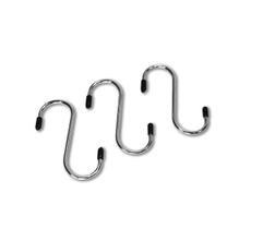 Ganchos para Barra Utensílios Domésticos 3 Peças 8cm Metal Ganchos para Barra Utensílios Domésticos 3 Peças 8cm Metal