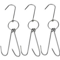 Ganchos para carne TIHOOD de aço inoxidável 9,4" 3 peças