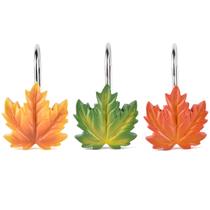 Ganchos para cortinas de chuveiro GIFZAA Maple Leaf, conjunto de 12