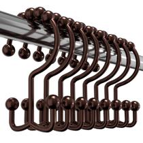 Ganchos para cortinas de chuveiro Utopia Bedding Double Glide Roller