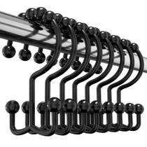 Ganchos para cortinas de chuveiro Utopia Bedding Double Glide Roller