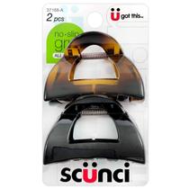 Ganchos para el Cabello Scunci con Agarre Antideslizante de 5.5 cm, Paquete de 2 Ganchos para el Cabello Scunci con Agarre Antideslizante de 5.5 cm, Paquete de 2