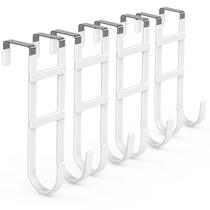 Ganchos para Porta FYY, 4 Unidades, Suporte Duplo Reforçado