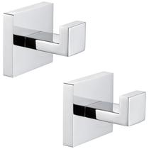 Ganchos para Toalha Angle Simple em Aço Inoxidável SUS 304, 2 Unidades