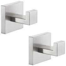 Ganchos para toalha Angle Simple em aço inoxidável SUS304, 2 unidades