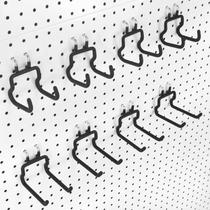 Ganchos Pegboard G.CORE, pacote com 8 unidades de metal pesado para 1/4 de pegboards
