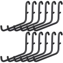 Ganchos Pegboard GlikCeil 12 peças de 6 x 9,5 cm compatíveis com IKEA Skadis Ganchos Pegboard GlikCeil 12 peças de 6 x 9,5 cm compatíveis com IKEA Skadis