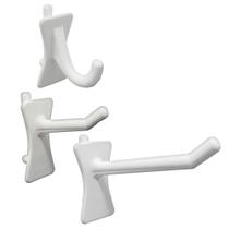 Ganchos Pegboard Greenleaf Industries PegPro J, 1, 2 ganchos, pacote com 50