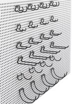 Ganchos Pegboard Hooks KINOMI Heavy Duty Drill, pacote com 24
