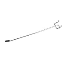 Ganchos Pegboard Rawall 15 cm, pacote com 50 unidades, metal galvanizado em forma de L