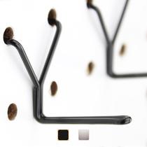 Ganchos Pegboard Right Arrange Steel, pacote com 50 ganchos de 1 L, preto