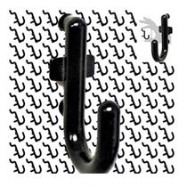 Ganchos Pegboard WallPeg AM 114 B, pacote com 100 unidades Locking J Style Ganchos Pegboard WallPeg AM 114 B, pacote com 100 unidades Locking J Style