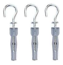 Ganchos Pitão C/ Buchas 8 P/ Tijolo Oco Baiano 20 Unidades