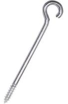 Ganchos Pitão Para Forro E Gesso 44x300 Mm 30 Cm 10 Unidade Ganchos Pitão Para Forro E Gesso 44x300 Mm 30 Cm 10 Unidade