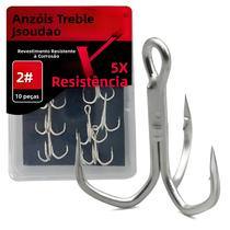 Ganchos Triplos 5X Fortes 10 Peças 2 4 6 8 10 Para Pesca De Grandes Peixes Como Truta, Peixe Azul, Ganchos Triplos 5X Fortes 10 Peças 2 4 6 8 10 Para Pesca De Grandes Peixes Como Truta, Peixe Azul,