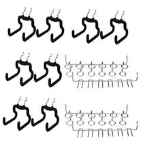 Ganchos utilitários Pegboard Tool G.CORE, pacote com 12 unidades de metal pesado