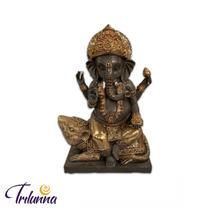 Ganesha 20cm Dourado - Trilunna