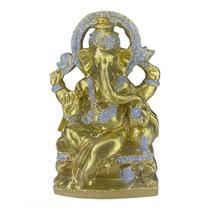 Ganesha Arco Dourado em Resina 14 cm - META ATACADO