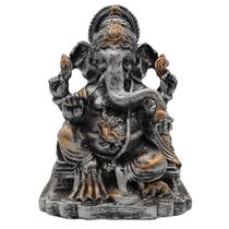 Ganesha com Base - Prata