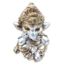 Ganesha da Sabedoria Enfeite Ganesha Não Falo 10 cm