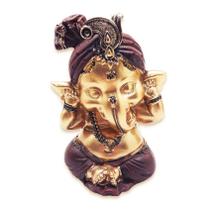 Ganesha da Sabedoria Enfeite Ganesha Não Ouço Color 12 cm Ganesha da Sabedoria Enfeite Ganesha Não Ouço Color 12 cm