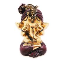 Ganesha da Sabedoria Enfeite Ganesha Não Vejo Color 12 cm