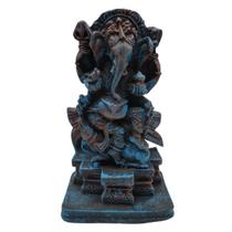 Ganesha em pé - Azul - Divine Moda Indiana