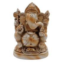Ganesha Gordo Metade - Bege - Divine Moda Indiana