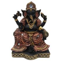 Ganesha Hindu - Roupa Rose c/ Pele Negra