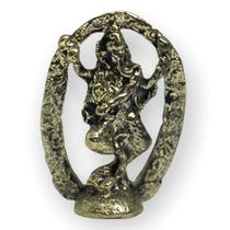 Ganesha Mini no Portal em Metal Dourado 3 cm - META ATACADO