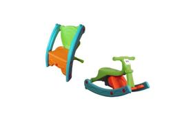 Gangorra, Cadeira e Escorregador Infantil Brinquedo 2 Em 1