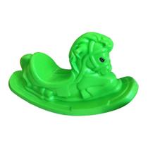 Gangorra Cavalinho Infantil Para Crianças E Bebês - Verde Claro Gangorra Cavalinho Infantil Para Crianças E Bebês - Verde Claro